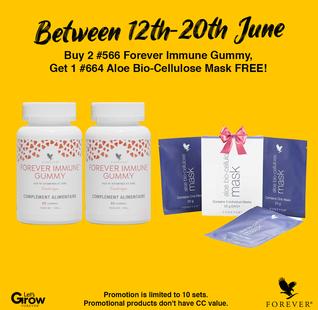 2 Gummy+ Bio-Cellulose Mask